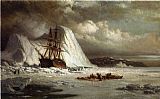 William Bradford Icebound Ship painting